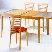 Стол "Ginerva 2" и стулья "278v" Sedia Grup (бук, орех, вишня)
